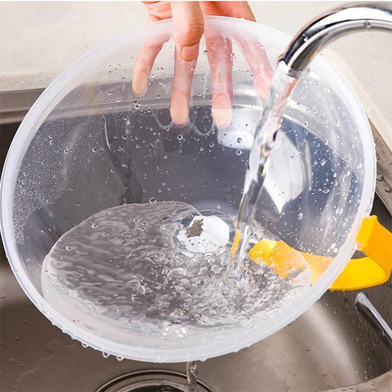 Микровълново покривало против пръски за нагряване, маслоустойчив съд за чиния, стил новокитайски