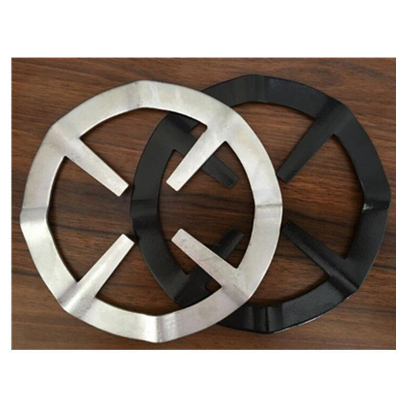 Железен държач за moka pot за газова печка, модерен минималистичен стил, възможност за персонализация.