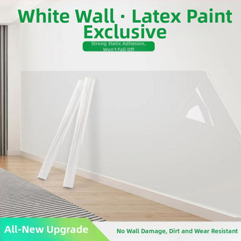 Φιλμ προστασίας τοίχου χωρίς κόλλα – ηλεκτροστατικό αυτοκόλλητο, διαγραψιμό, χαρτινής βάσης, κατάλληλο για τοίχους βαμμένους με λατέξ, προστασία από γρατζουνιές και βρωμιά