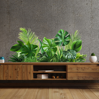 PVC διακοσμητικό αυτοκόλλητο τοίχου για σαλόνι και υπνοδωμάτιο, ένα τεμάχιο, μοντέρνο μινιμαλιστικό στυλ