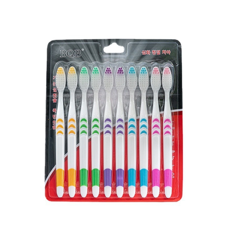 Rankinis dantų šepetėlis suaugusiems, modelis 0009, pakuotė 150, minkštos šerelės