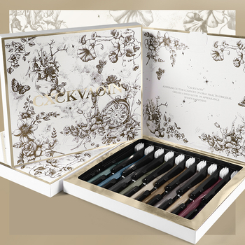 Rankinė dantų šepetėlis su minkštais šereliais, platus galvutė, 10 vnt komplektas, modelis CXCK-06