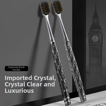 CXCKVAOIN dantų šepetėlis su minkštomis šerelėmis, dantenų apsaugai, 6 vnt komplektas, dovanų dėžutė, modelis CXCK-03, rankinis