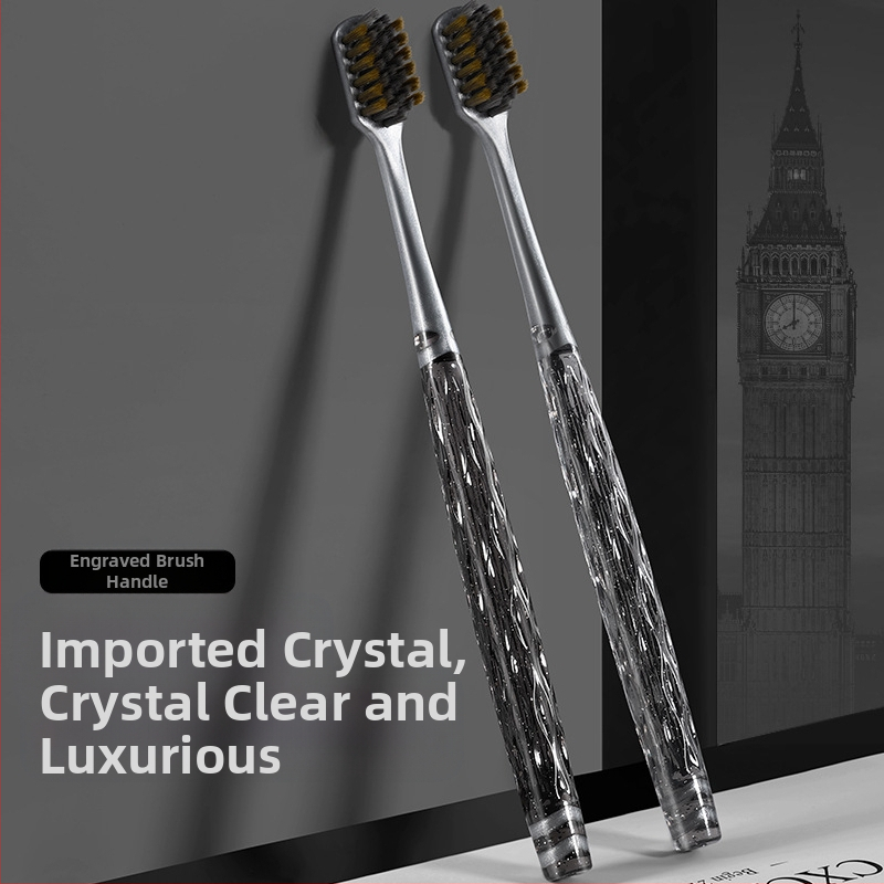 Зъбна четка CXCKVAOIN с меки четина за защита на венците, луксозна домашна серия, комплект 6 бр., модел CXCK-03, ръчна