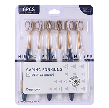 Rankinė dantų šepetėlė – platus galvutė, minkšti šereliai, suaugusiems, modelis 288