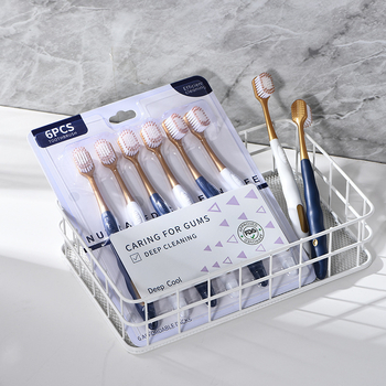 Rankinė dantų šepetėlė – platus galvutė, minkšti šereliai, suaugusiems, modelis 288