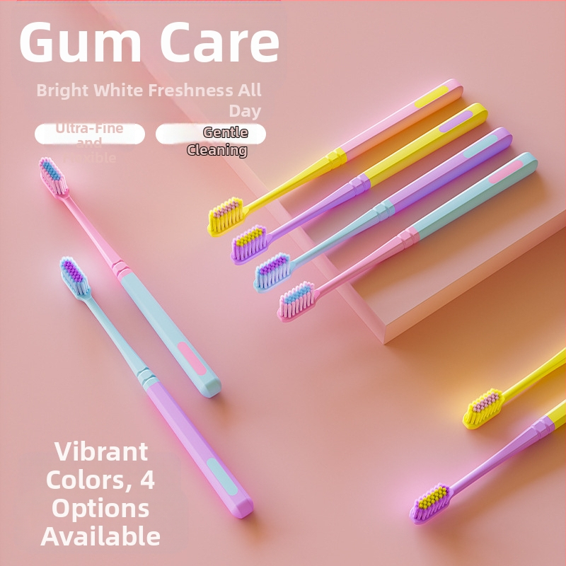 Rankinis dantų šepetėlis, 102 modelis, 8 vnt dėžutėje, suaugusiems, minkštos šerelės