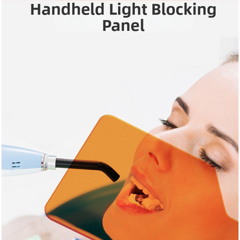 Fogászati szemvédő pajzs fénypolimerizáló készülékhez, felnőtt használatra