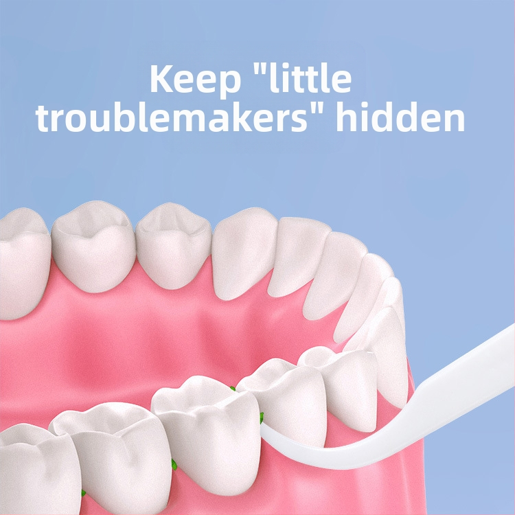 Флосс пръчки, ултрафинни, еднократни, пластмасови, индивидуално опаковани, 30–50 бр. в пакет