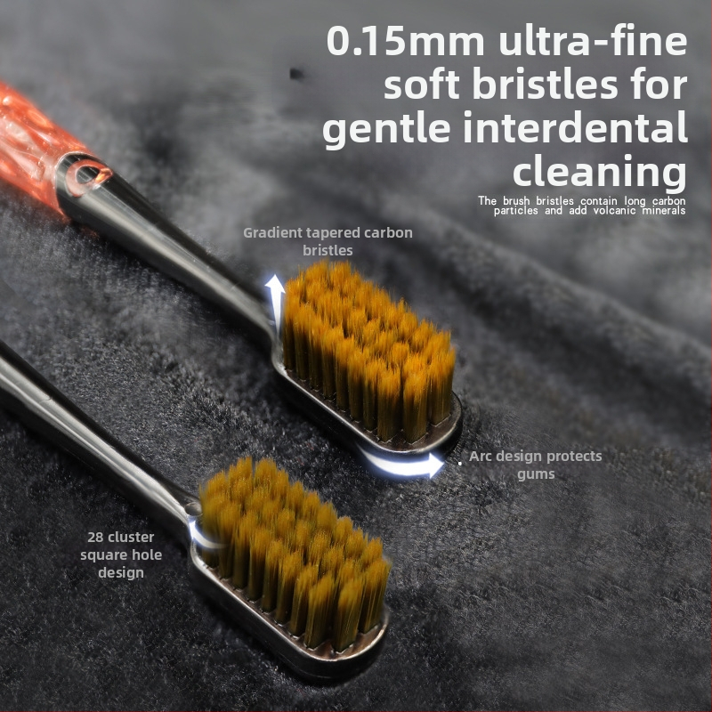 Ръчна зъбна четка Kaja - меки четина, модел 668, 60 бр., подаръчна кутия, индивидуално опакована