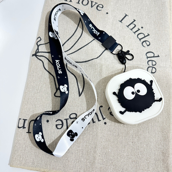 Nyakba akasztható dizájnnal és tükrövel ellátott hordozható fogászati tároló doboz — ortodontikus készülékekhez, gyerekeknek és diákoknak; 450 db/doboz