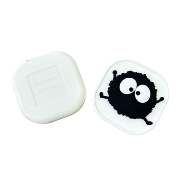 Nyakba akasztható dizájnnal és tükrövel ellátott hordozható fogászati tároló doboz — ortodontikus készülékekhez, gyerekeknek és diákoknak; 450 db/doboz