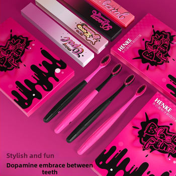 Scar guest rankinis dantų šepetėlis su minkštais šereliais, neslidus rankena, HK-1109, 4 vnt.