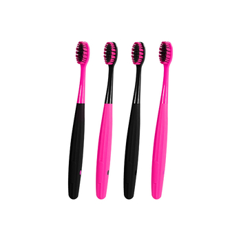 Scar guest rankinis dantų šepetėlis su minkštais šereliais, neslidus rankena, HK-1109, 4 vnt.