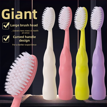 Shengwang rankinis dantų šepetėlis suaugusiems, modelis 1581, minkšti šereliai, platus šepetėlio galvos