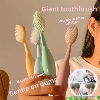 Shengwang rankinis dantų šepetėlis suaugusiems, modelis 1581, minkšti šereliai, platus šepetėlio galvos