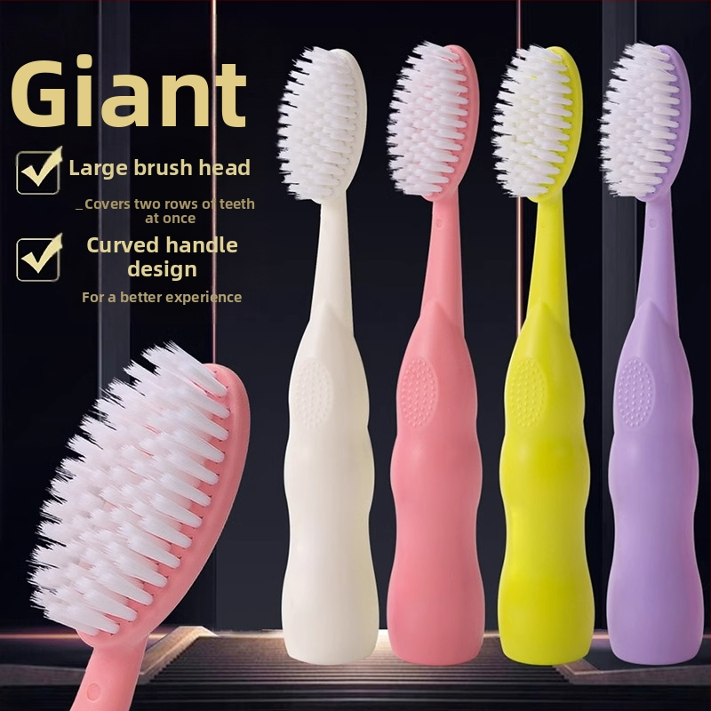 Shengwang rankinis dantų šepetėlis suaugusiems, modelis 1581, minkšti šereliai, platus šepetėlio galvos