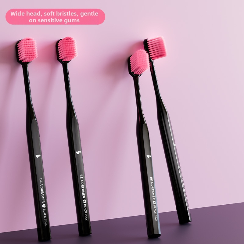 Mu Xuan rankinė dantų šepetėlis 001 suaugusiems - 1 pakuotė, blisterinė pakuotė, OEM pritaikymas