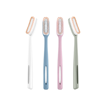 Kézi fogkefe HK1138, innovatív harmadik generáció, hosszú fej és széles fej, hatékony tisztítás, 37 másodperces gyors kefélés, 4 darabos csomag