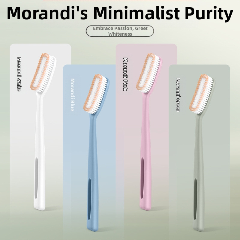 Kézi fogkefe HK1138, innovatív harmadik generáció, hosszú fej és széles fej, hatékony tisztítás, 37 másodperces gyors kefélés, 4 darabos csomag