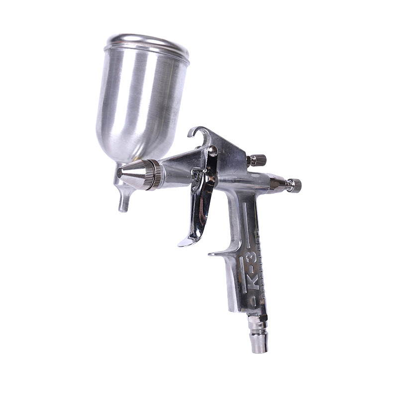 K-3 Automobilių baldų purkštuvas, 0,5 mm antgalis, gravitacinis maitinimas, aliuminio vario korpusas, 0,45 kg