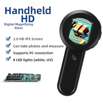 HM020 Nešiojamas vaikų HD skaitmeninis mikroskopas moksliniams tyrimams ir ugdymui