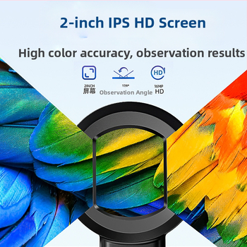 HM020 Nešiojamas vaikų HD skaitmeninis mikroskopas moksliniams tyrimams ir ugdymui