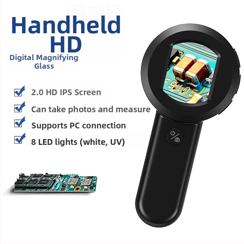 HM020 Nešiojamas vaikų HD skaitmeninis mikroskopas moksliniams tyrimams ir ugdymui