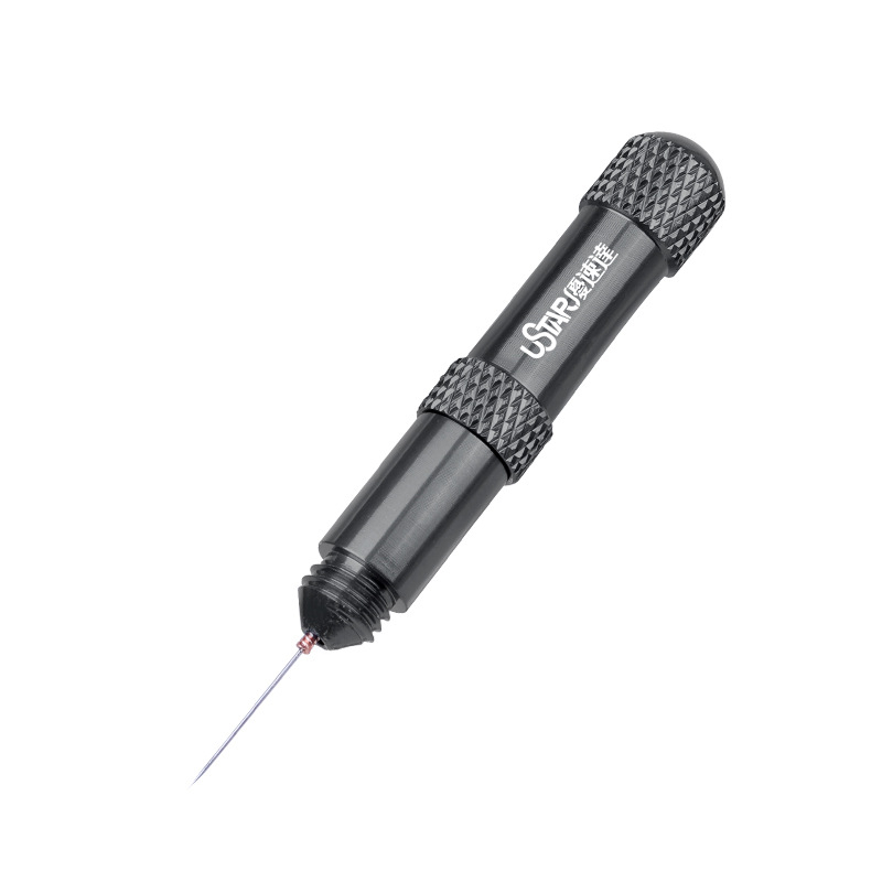 USTAR tisztító tű fúvókához, 0.2-1.0 mm, egyenes fej, 310 rozsdamentes acél