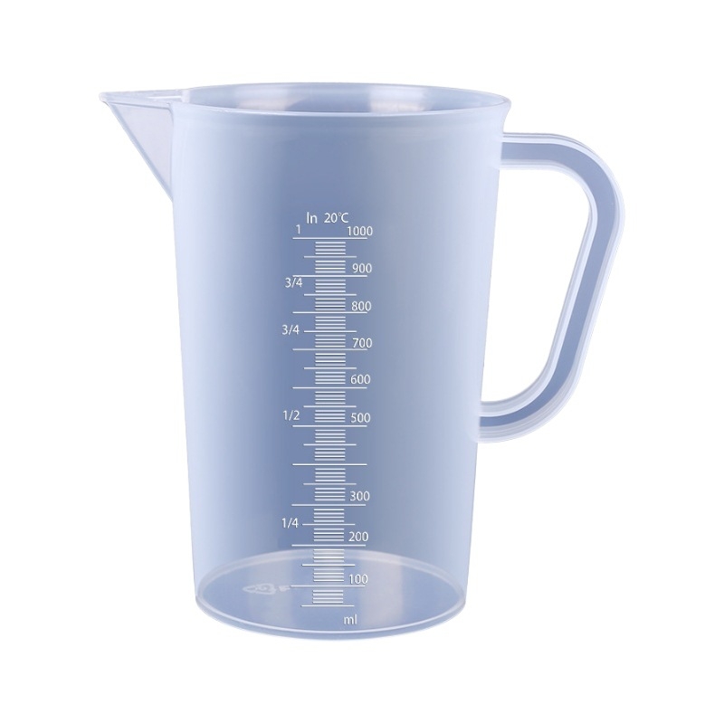 Jinghui Παχύτερο πλαστικό μετρικό κύπελλο με κλιμακωμένο σωλήνα μέτρησης, με λαβή, ελαφρύ και πρακτικό