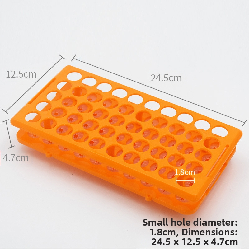 Držač za epruvete, 50 rupa, sterilno, odvojiv, pogodan za krvne epruvete i uzorčne bočice