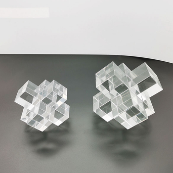 Kristalinis kryžiaus dekoras namams, matinės apdailos paviršius, šiuolaikinis minimalistizmas, geometrinis dizainas, prekės ženklas Puyang No.1