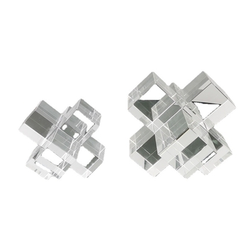 Kristalinis kryžiaus dekoras namams, matinės apdailos paviršius, šiuolaikinis minimalistizmas, geometrinis dizainas, prekės ženklas Puyang No.1