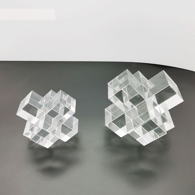 Kristalinis kryžiaus dekoras namams, matinės apdailos paviršius, šiuolaikinis minimalistizmas, geometrinis dizainas, prekės ženklas Puyang No.1