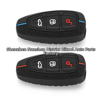 Θήκη κλειδιού από σιλικόνη για Ford Mondeo, Escape, Fiesta και Focus – Συμβατά μοντέλα, Υλικό σιλικόνης, Στυλ National Wind