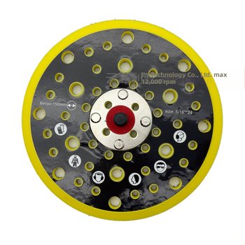 Porains pneimatiskās pulēšanas disks, Zīmols: Cits, PU + neilons ar āķi un cilpu (hook-and-loop), Abrasīvs: neilons, Cietība: Vidēja, Saderīgs ar MIRKA pamatnēm