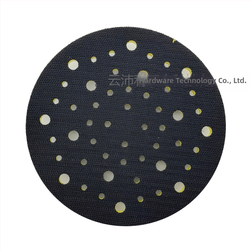 Порест пневматичен полиращ диск, Марка: Други, PU + найлон кука-лента, абразив: найлон, твърдост: средна, съвместим с MIRKA база за дискове