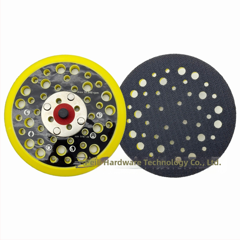 Porains pneimatiskās pulēšanas disks, Zīmols: Cits, PU + neilons ar āķi un cilpu (hook-and-loop), Abrasīvs: neilons, Cietība: Vidēja, Saderīgs ar MIRKA pamatnēm