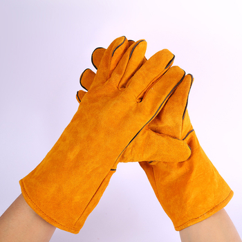 Suvirinimo pirštinės iš galvijų odos – Xinbai Shield; medžiaga: galvijų oda; tikslas: elektros suvirinimas ir laivų statybos priežiūra