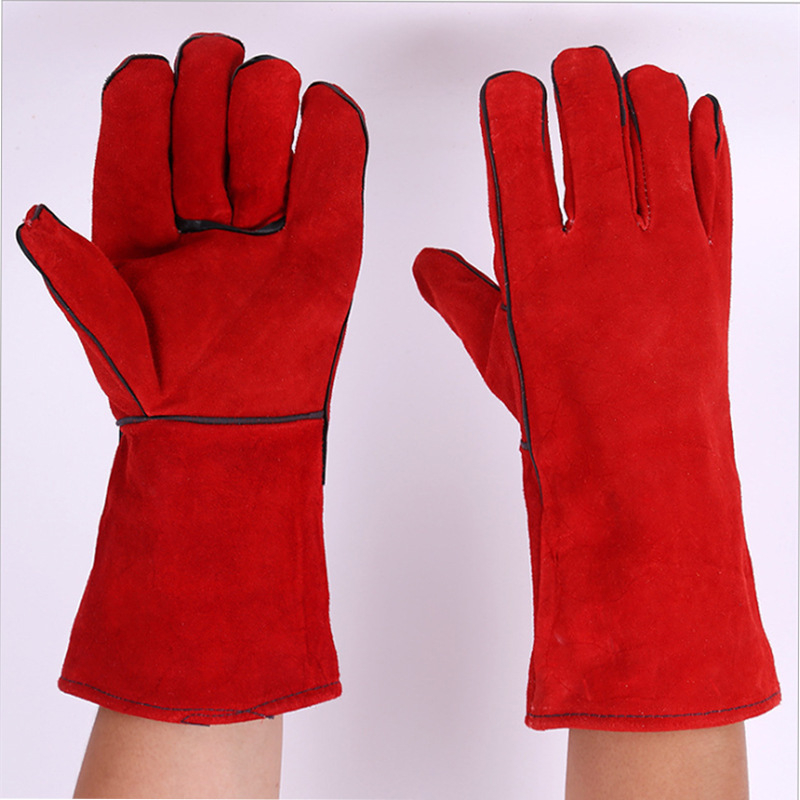 Suvirinimo pirštinės iš galvijų odos – Xinbai Shield; medžiaga: galvijų oda; tikslas: elektros suvirinimas ir laivų statybos priežiūra