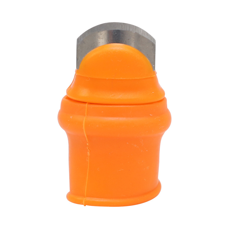 Chef Ji Qixiu pirštų peilis — PP ir nerūdijančiojo plieno konstrukcija, šiuolaikiškas ir paprastas stilius, pritaikymas galimas, logotipas atspaustas