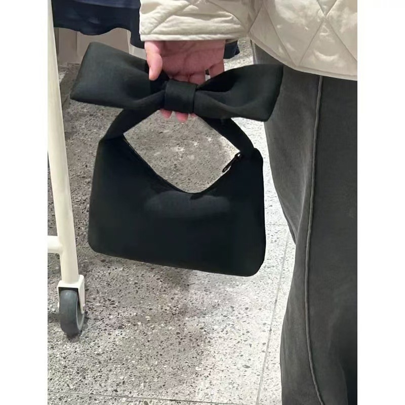 Street-trend space cotton bucket táska cipzárral, horizontális négyszögletes forma, telefontok zsebbel