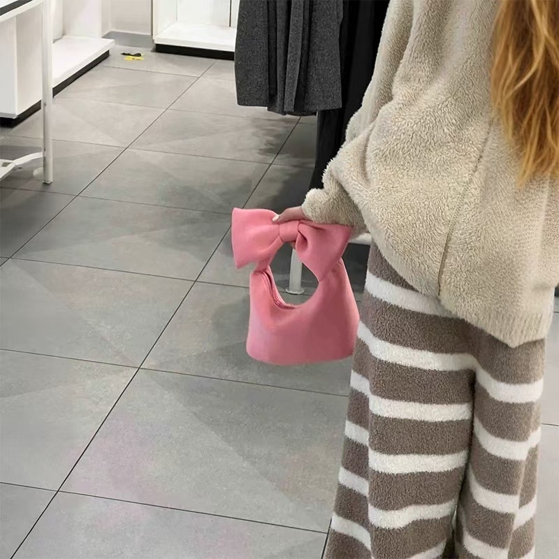 Street-trend space cotton bucket táska cipzárral, horizontális négyszögletes forma, telefontok zsebbel