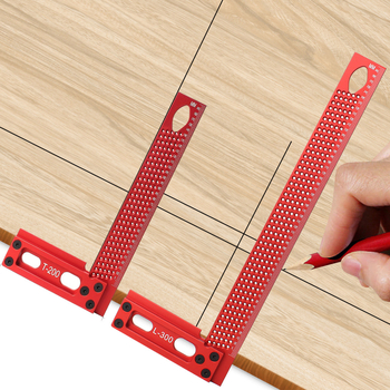 Αλουμινένιος σταυρός χάρακας για ξυλουργική, Τ-μορφής μετρητής χάραξης, σετ 1 τεμάχιο, πρότυπο Εθνικού Συστήματος