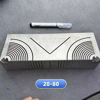 Πολυλειτουργικός ανοξείδωτος κανόνας γωνίας 90° με αναδιπλούμενο τόξο για χάραξη, πανευρύμετρο εργαλείο μέτρησης για ξυλουργική