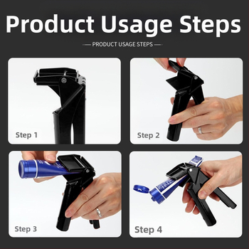 Εργαλείο εξώθησης σιλικόνης και δοσομετρητής υγρής κόλλας, υψηλής απόδοσης RTV σιλικόνης, μεταλλικό σώμα, μοντέλο BW-179, μάρκα To shantou