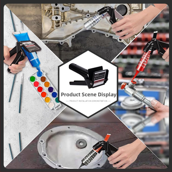 Εργαλείο εξώθησης σιλικόνης και δοσομετρητής υγρής κόλλας, υψηλής απόδοσης RTV σιλικόνης, μεταλλικό σώμα, μοντέλο BW-179, μάρκα To shantou