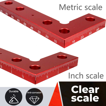 Εργαλείο χάραξης αυτοκεντρικό για ξυλουργική, με 90° ακριβή τετράγωνη άκρη, κράμα αλουμινίου, μίνι κεντρικό εργαλείο