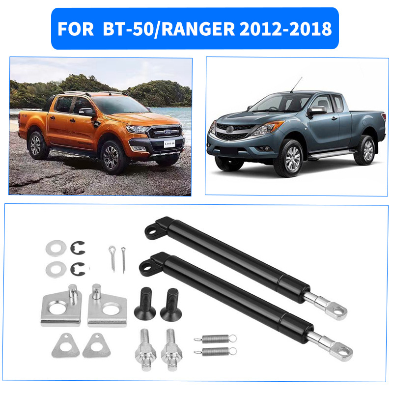 Nerūsējošā tērauda tailgate gāzes atsperes amortizators Ford Ranger / Mazda BT50