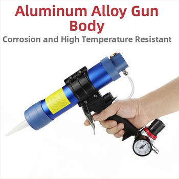 Sea Flying Shark Q3 пневматичен пистолет за лепило — за силикон и уплътнения, тегло 0.8 кг